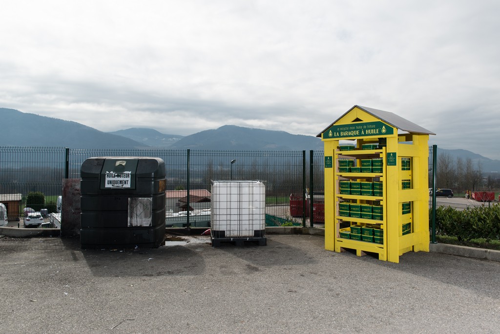 La Baraque à Huile dans la déchetterie de Saint-Ismier