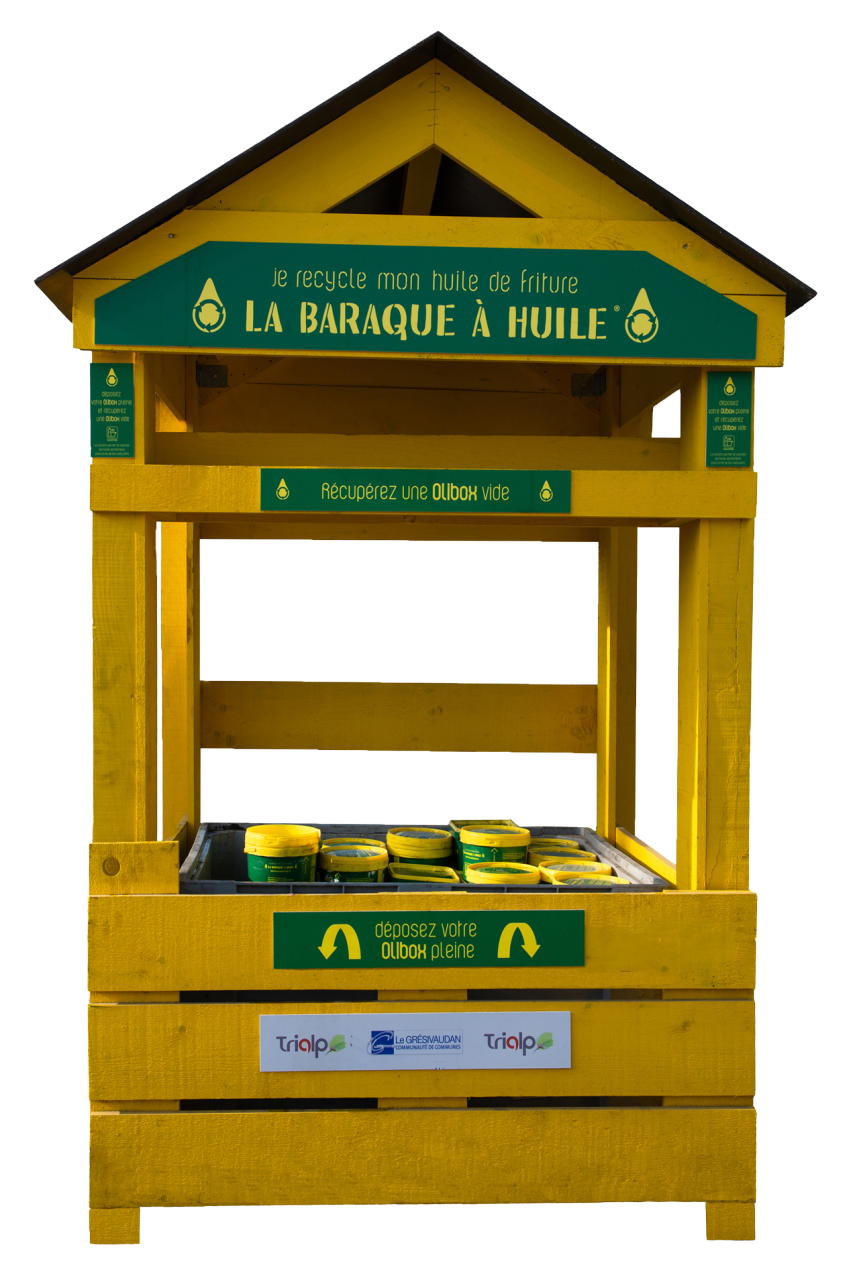 La Baraque à Huile, collecter plus et mieux l'huile de friture