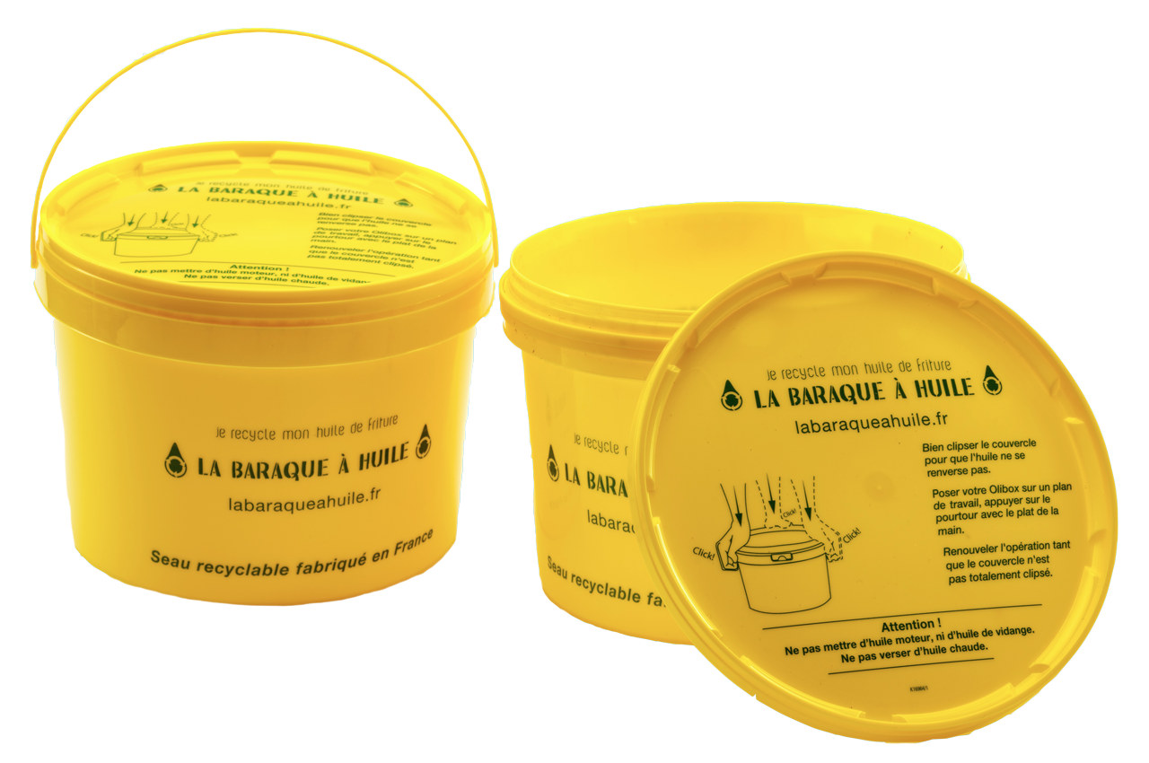 Olibox seau pour huiles usagées par La Baraque à huile
