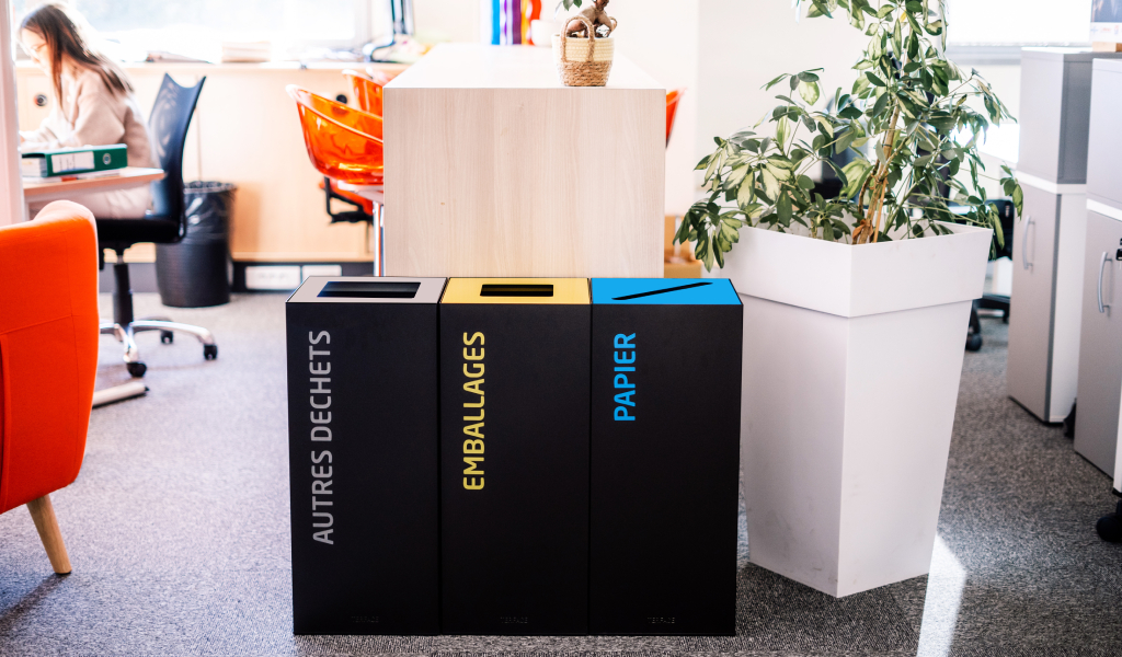 Tri des déchets pour les entreprises, solutions design et pratiques